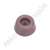 Ø19x10mm Bassfuß Gummi braun