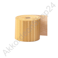 Bellow tape - 24mm width - gold striped