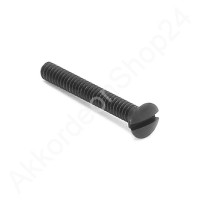 Schraube 1,6x12mm für Diskantregisterkragen - schwarz