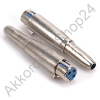 Adapter XLR(F)/Klinke(F) stereo