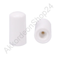 Air button 14x7mm - white