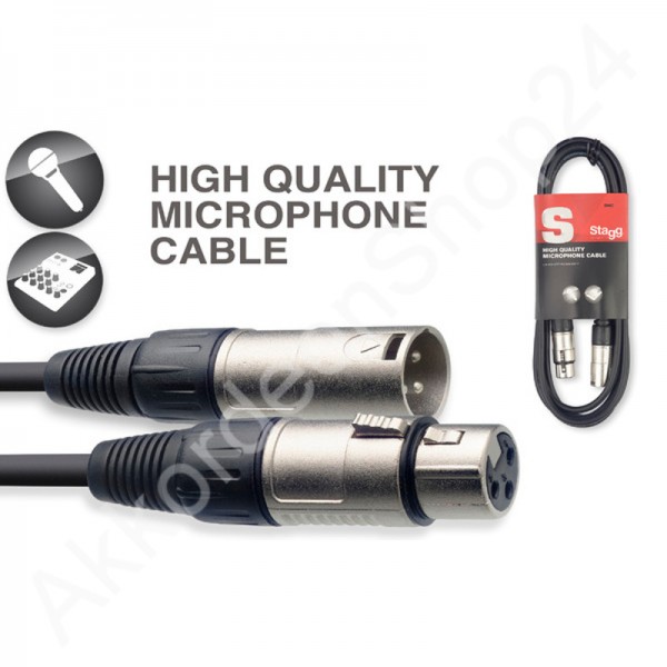 Stagg Mikrofonkabel XLR SMC3 - 3m