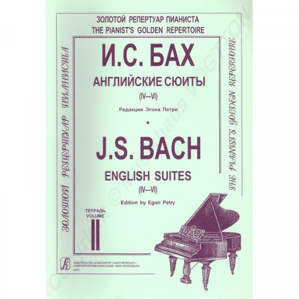 Johann Sebastian Bach Englische Suiten IV-VI