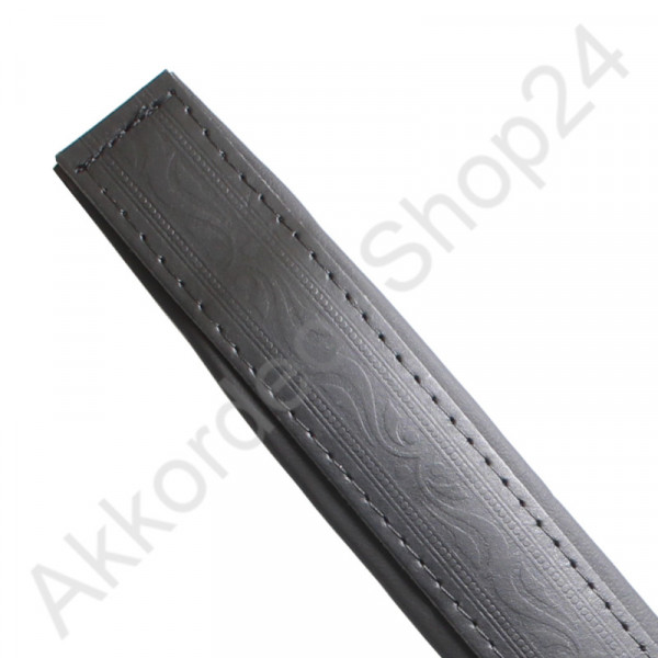 396x50mm leather, black