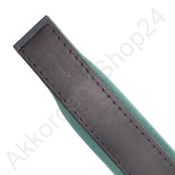 470x50mm leather black / velvet green