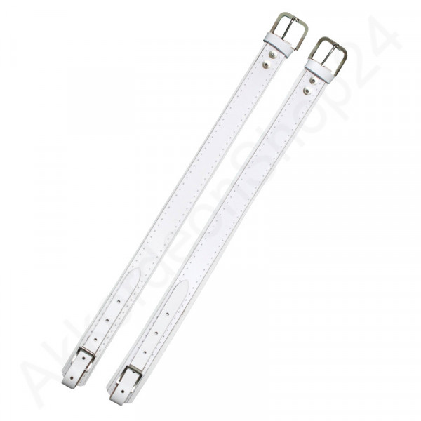 Shoulder Strap Extension 45cm, leather white