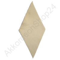 10pcs. 94x48mm accordion leather bellow corner beige