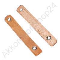 Balgverschluss 8,5 cm Konzertina, ungefüttert, natur (Restposten)