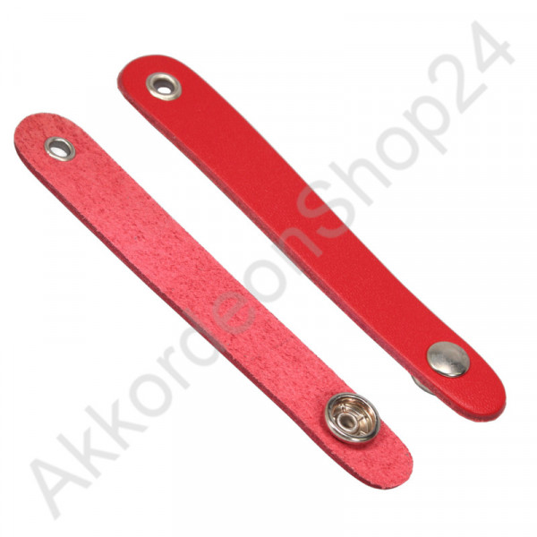 Bellows closure 10cm, red