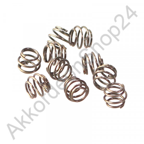 10pcs. Ø5x6mm spiral spring