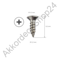 500Stk. 2,2x6,5mm Schrauben TSP