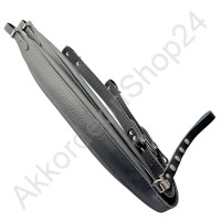 74-98cm x 6,5cm, 37/41 Leder/KL, mit Querriemen, Weltmeister