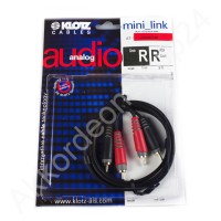 Klotz mini_link Cinch cable 1m