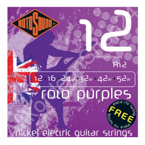 Rotosound E-Gitarren Saiten R12 12-52