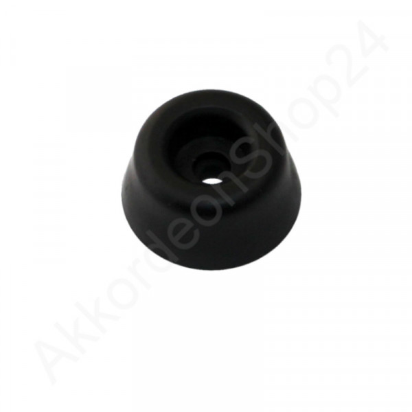 Bassfuss Ø 19 mm, Gummi schwarz
