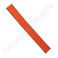 375x40mm bass strip, orange-brown