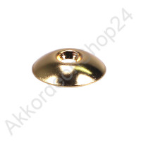 Ø20mm Metal cap for bellows closure gold colour
