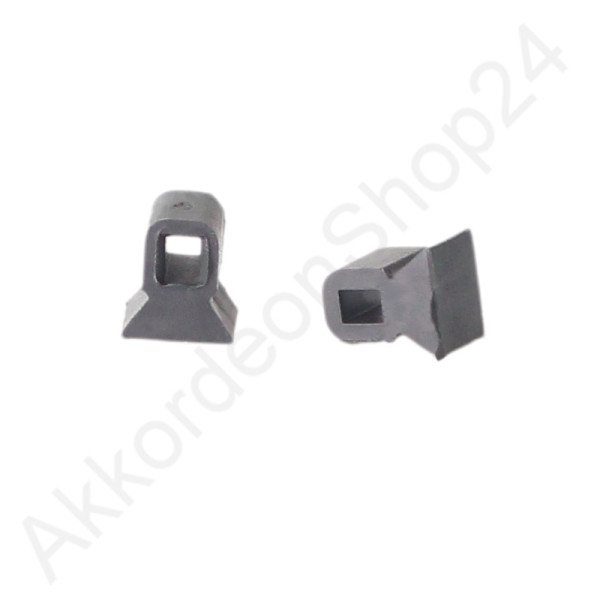 10Stk. 6x6,5x8mm, Loch 3mm, Aufhängung für Ventilklappen
