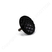 Ø16,0mm treble button thread M2 black fluted
