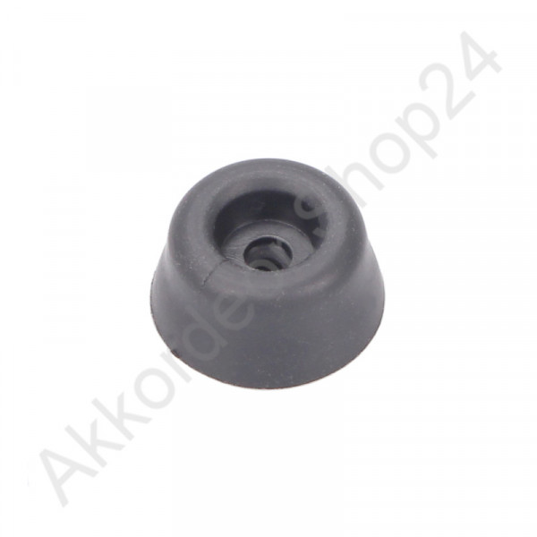 Ø19x10mm Bassfuß Gummi schwarz