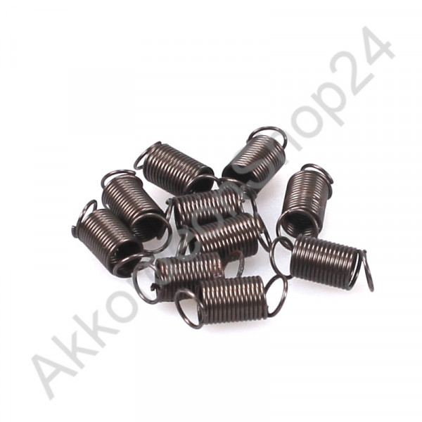 10pcs. Ø5x7mm treble spiral spring