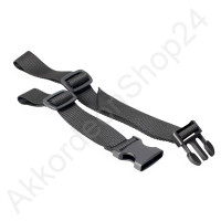 Back strap 25-66 cm nylon black