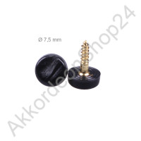 Ø7,5mm bass button, pearl black