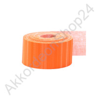 Balgstreifen / Kaliko - 19mm breit - orange gestreift