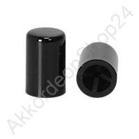 16x10mm bass button for diatonic accordions black