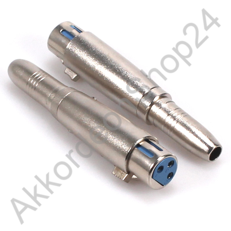 Adapter XLR female auf Klinke female stereo 6,35 mm