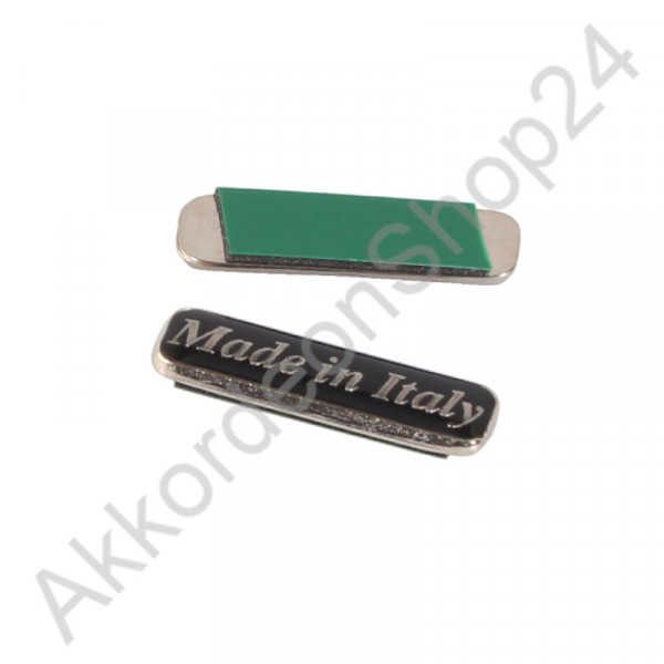 Emblem Made in Italy 32mm selbstklebend