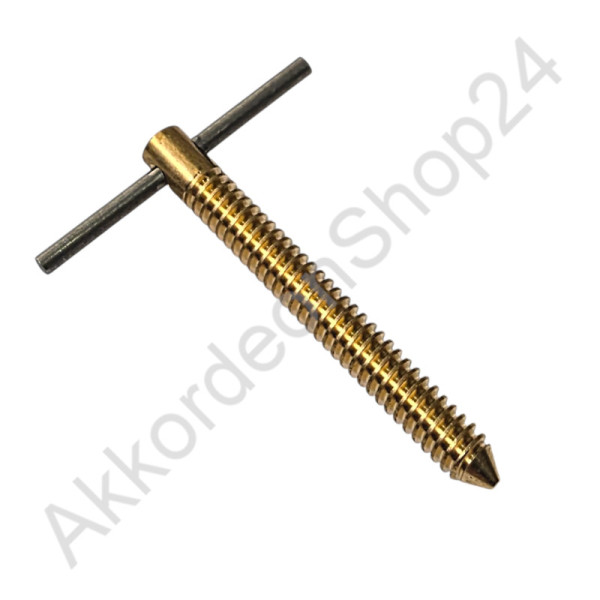 Spindel 42x30 mm, 3/16 Zollgewinde, Messing