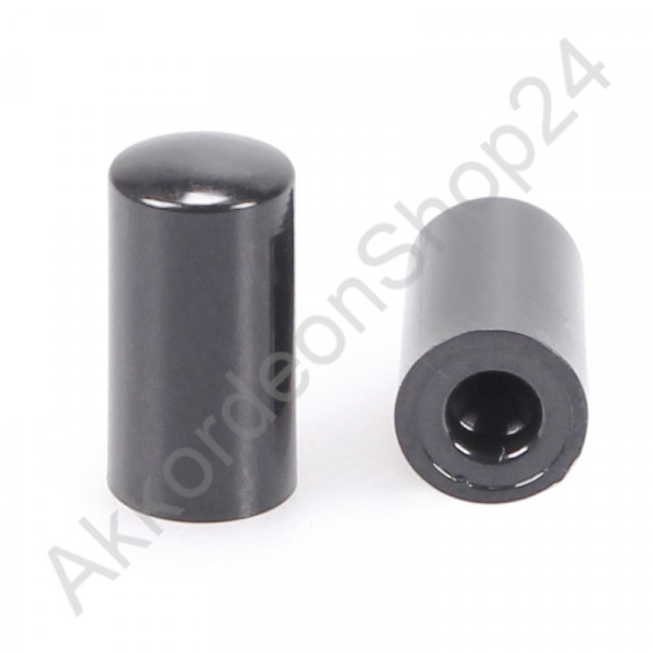 Air button 14x7mm - black