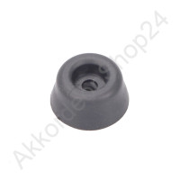 Ø19x10mm Bassfuß Gummi schwarz