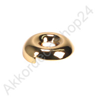 Ø22mm Metal cap for bellows closure gold colour