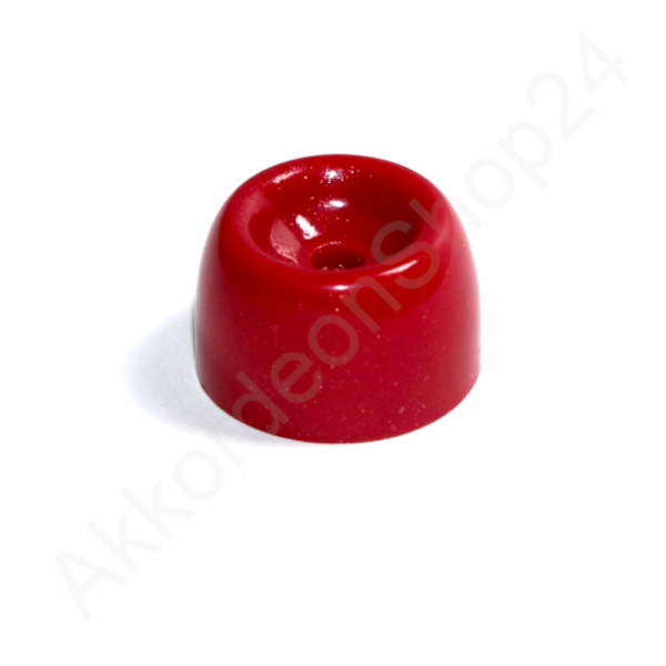 Bassfuss Ø 22 mm, Kunststoff rot