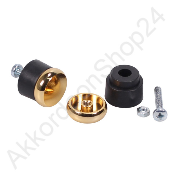 Ø22x18mm Bassfuß, Farbton gold