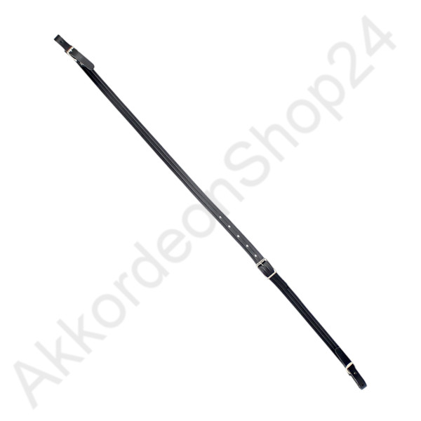 75-89cm x 2,0cm Wiener, Leder, schwarz