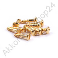 10Stk. 1,7x8mm Schraube, Farbton Gold