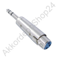 Adaptor XLR(F)/Jack(M) stereo